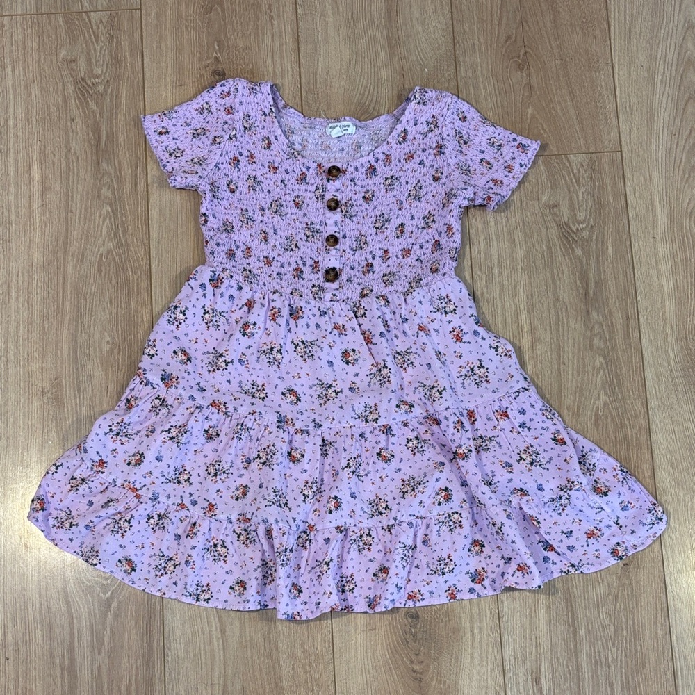 🩷 Floral Purple Kids Dress 🩷